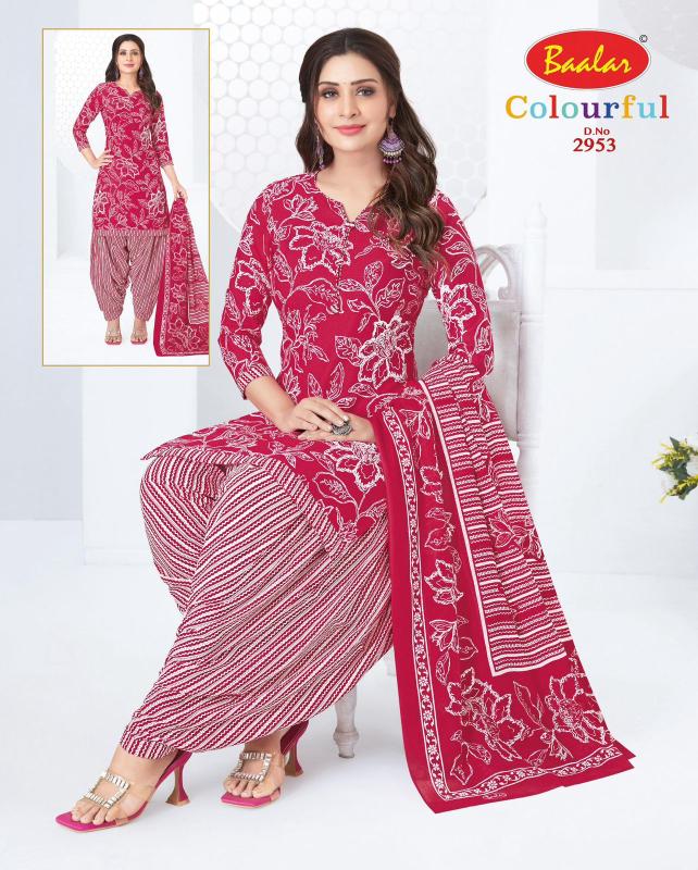 Baalar colourful vol-29 kalamkari dress material wholesale bangalore